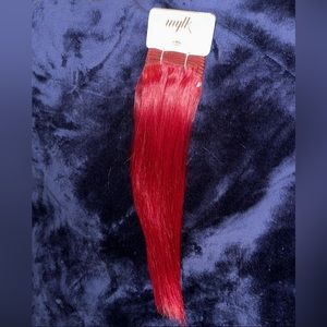 Milk RED Human hair 14inchs
